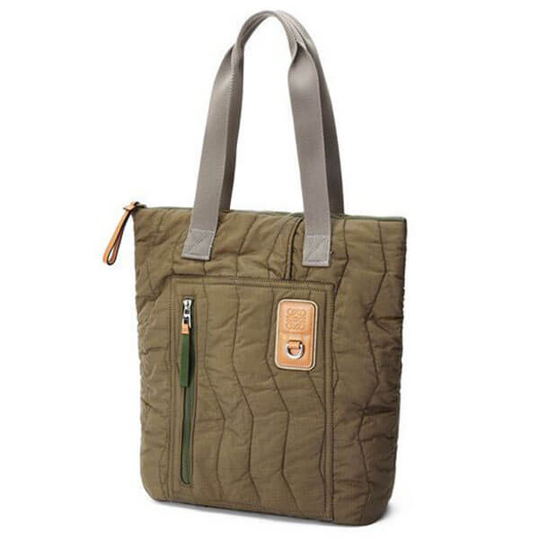 ロエベ キルティング テキスタイル ジッパー トップ ショッパー B664U42X04